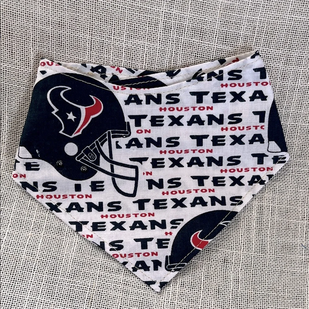 Houston Texans Dog Bandana-Size S - Picture 1 of 6
